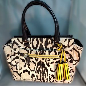 Coach Legacy “Candace” Ocelot Calfhair Carryall
